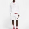 Bluza Nike męska kangurka biała z nadrukiem sportowa